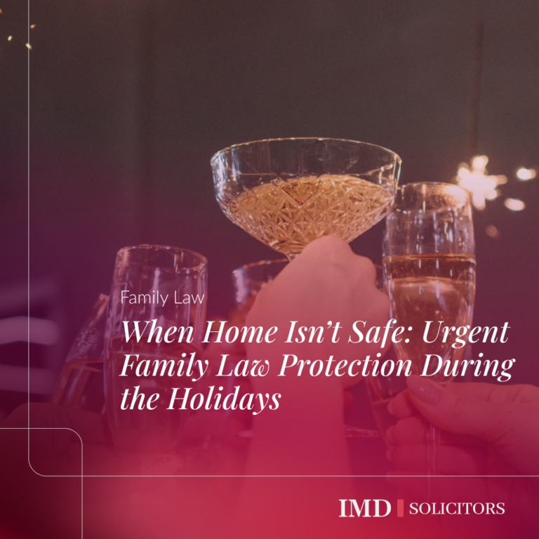 When Home Isn’t Safe: Urgent Family Law Protection During the Holidays
