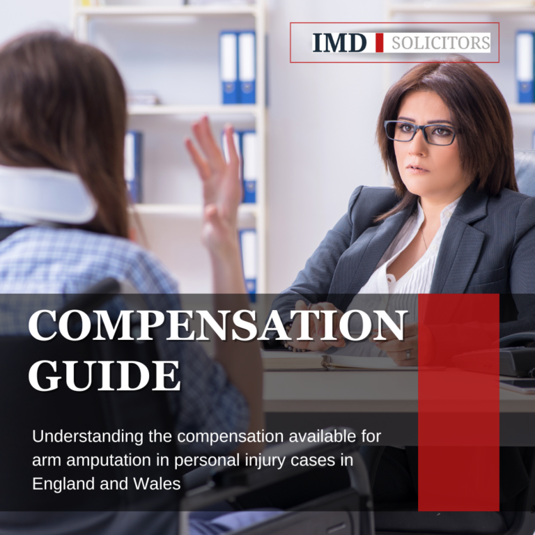 arm amputation compensation England and Wales