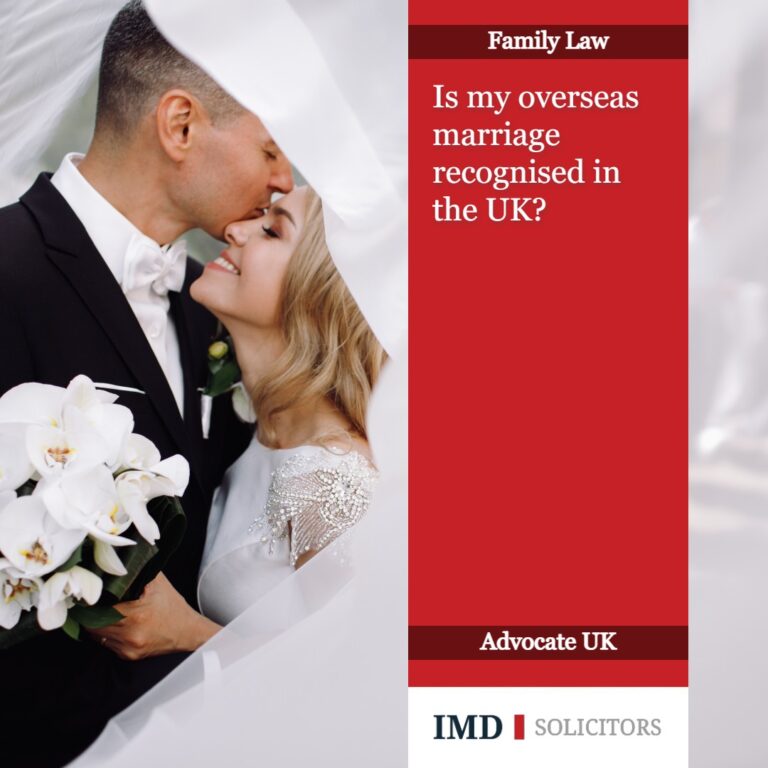 overseas marriage UK