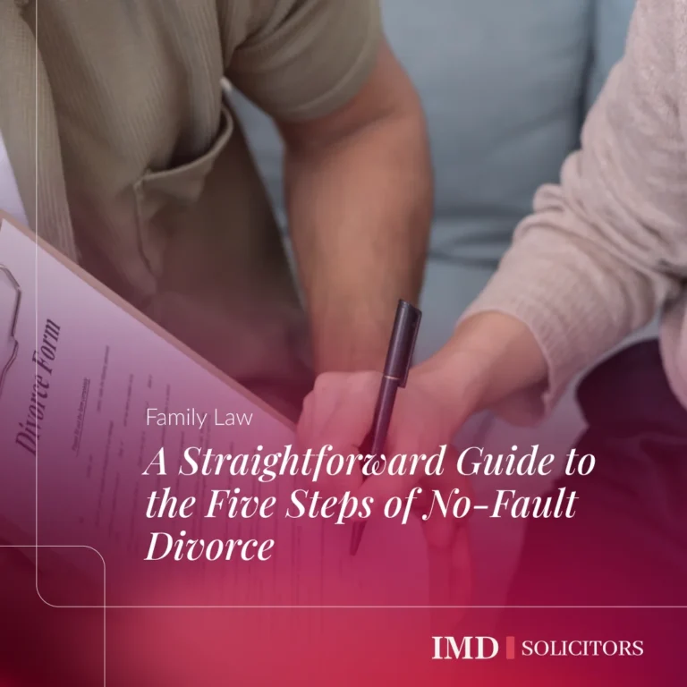 A Straightforward Guide to the Five Steps of No-Fault Divorce